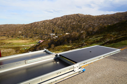 IGT kitchen slide extended from the Unit 1 platform in a Prado 250