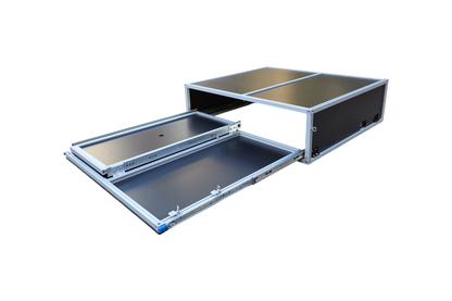 Unit 1 + IGT Slide system detail with kitchen slide partially extended