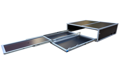 Unit 1 + IGT Slide aluminium platform, studio view