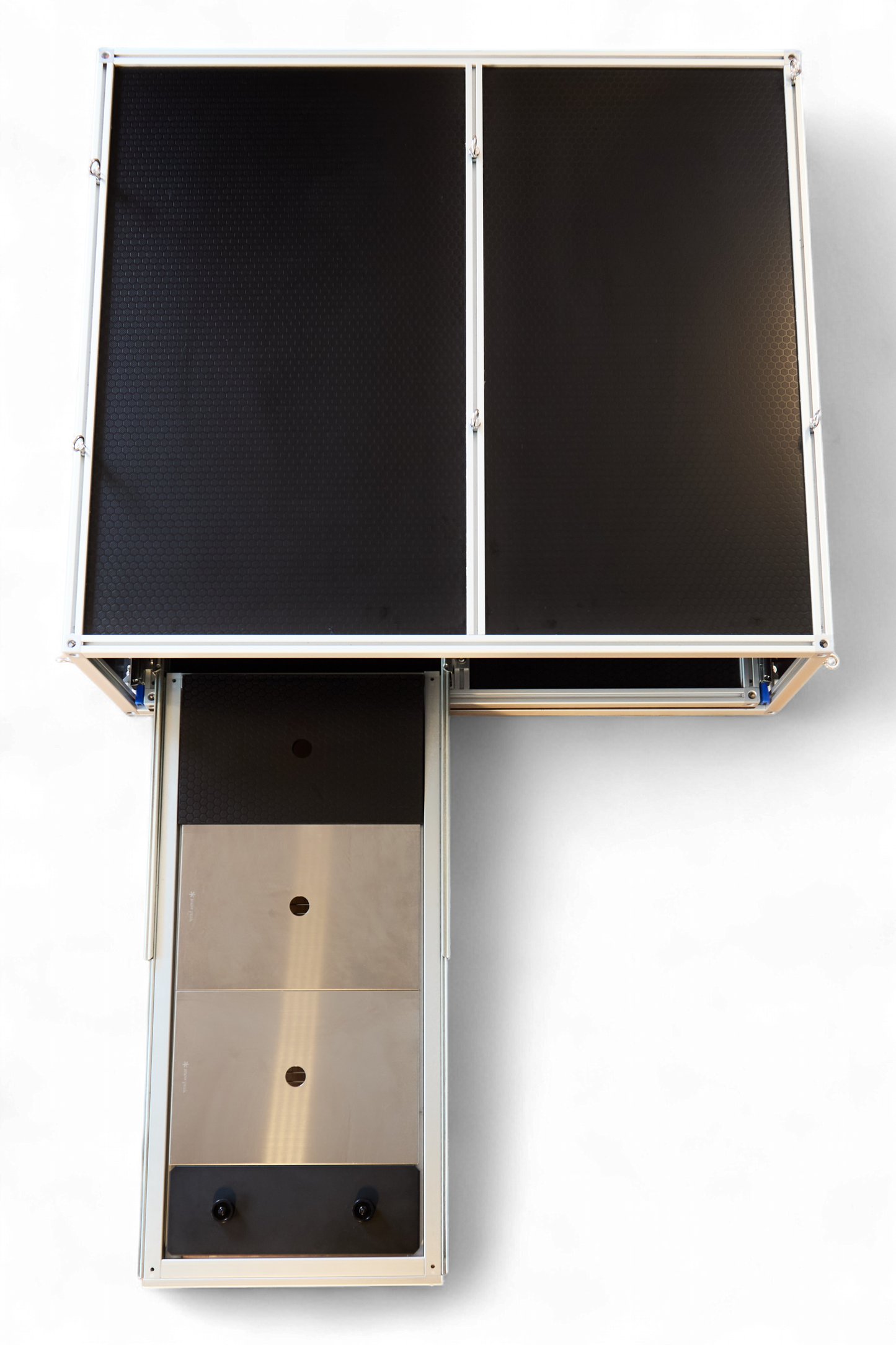 Unit 1 + IGT Slide platform, angled studio view