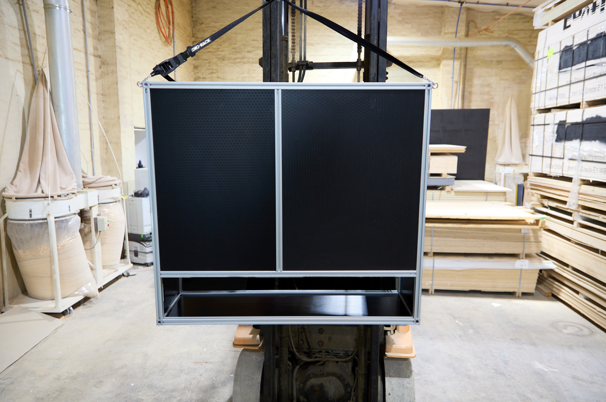 Unit 2 Water Tank Series with the tank removed to create an open rear storage receptacle