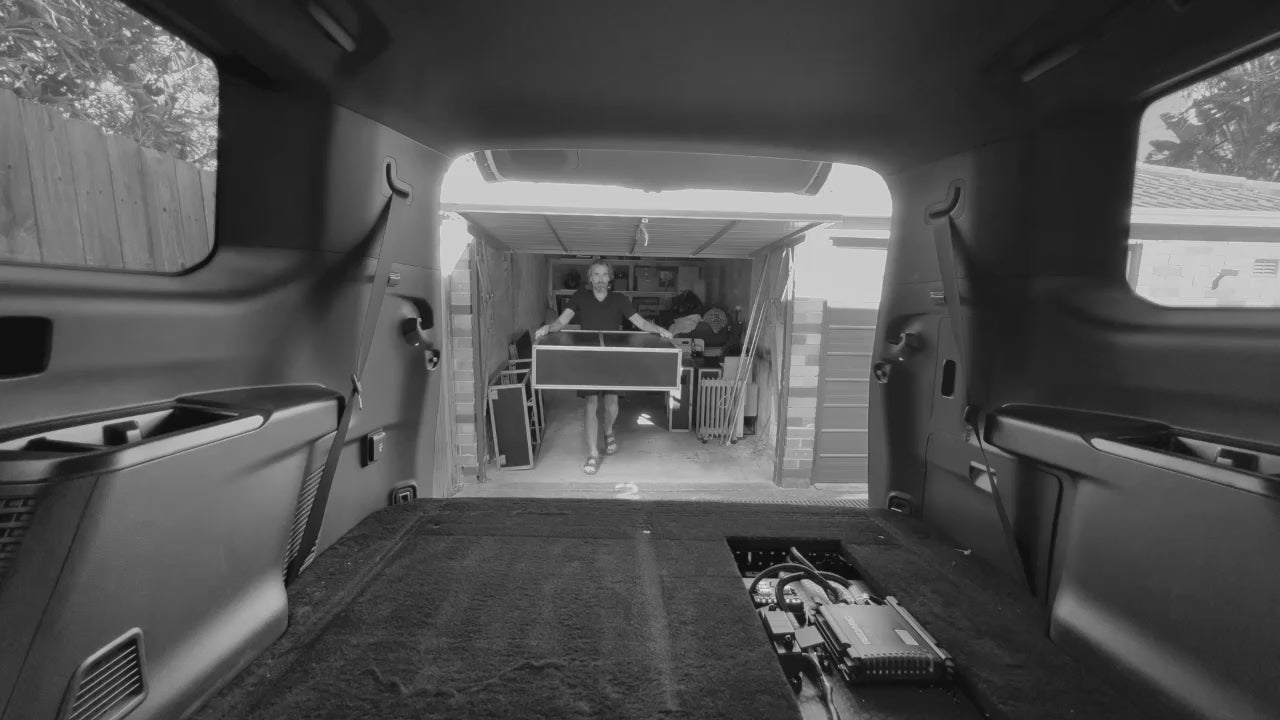 Load video: Toyota Prado 250 boot storage drawer installation — BootKamp Unit 1