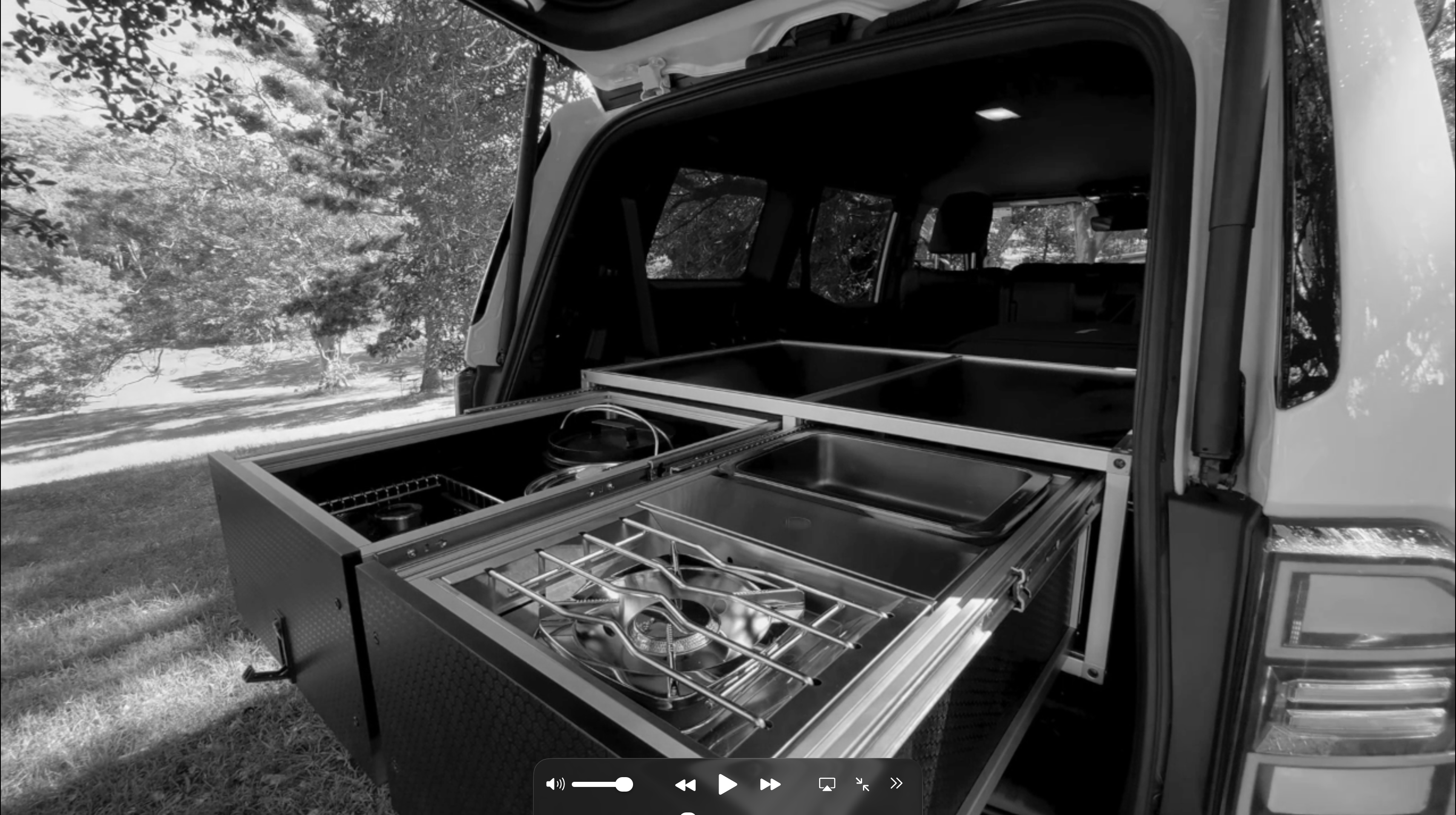 Load video: BootKamp drawer and camp kitchen systems in use — brand film